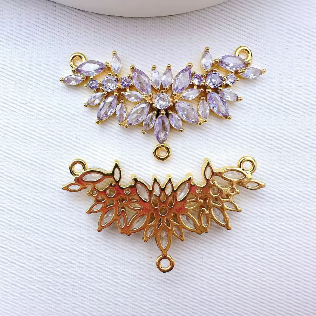 Elvane - Curved Floral Cluster Pendant Only