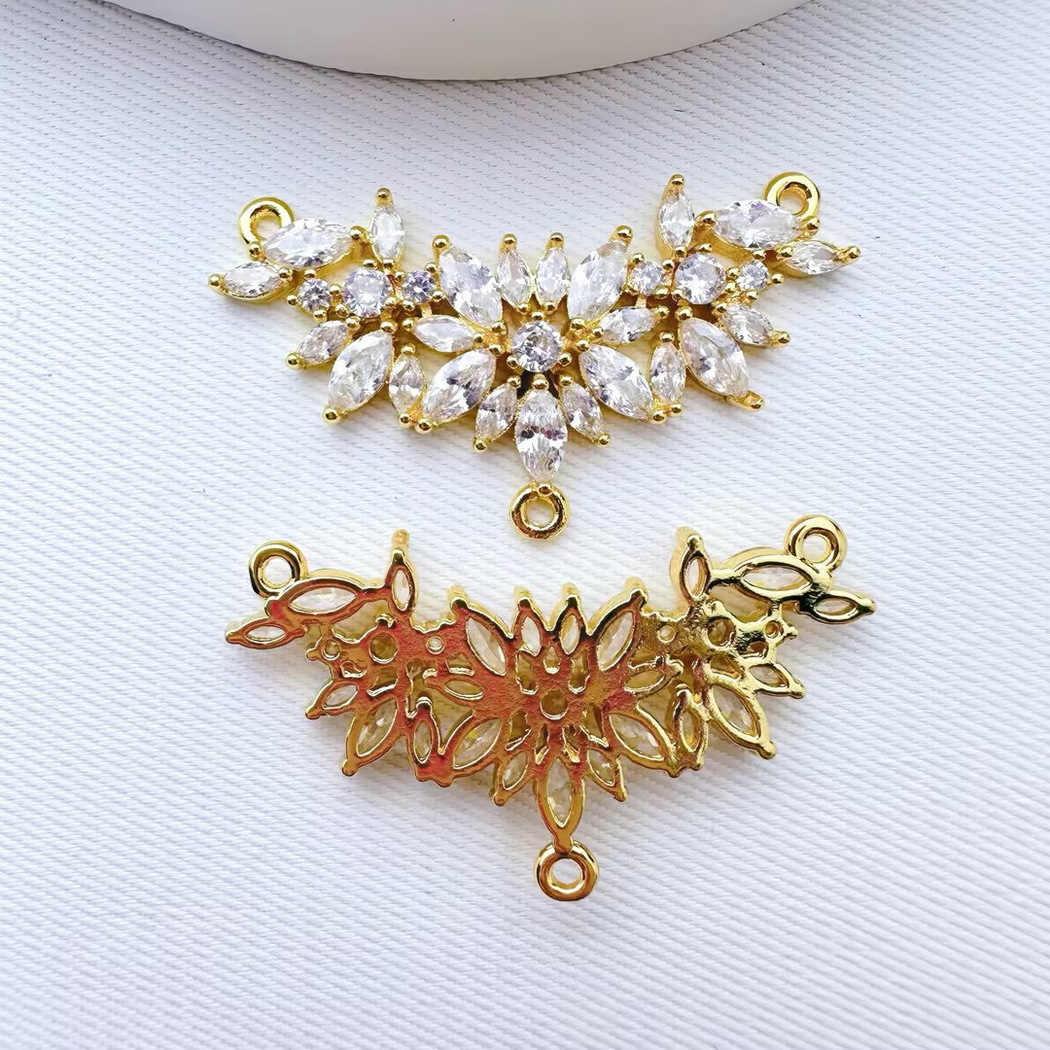 Elvane - Curved Floral Cluster Pendant Only
