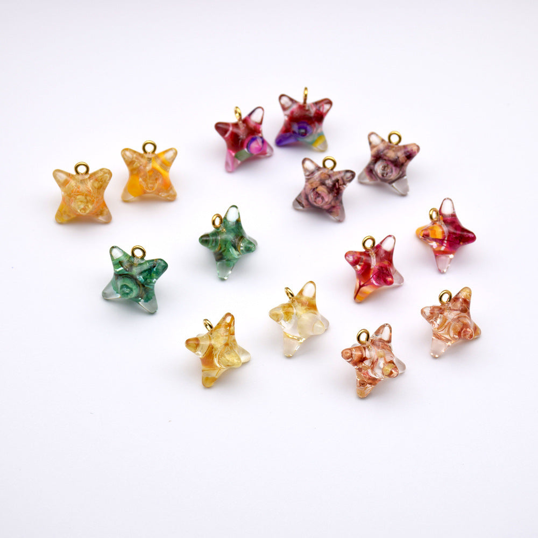 Elvane - Translucent Four-Point Star Pendant Only