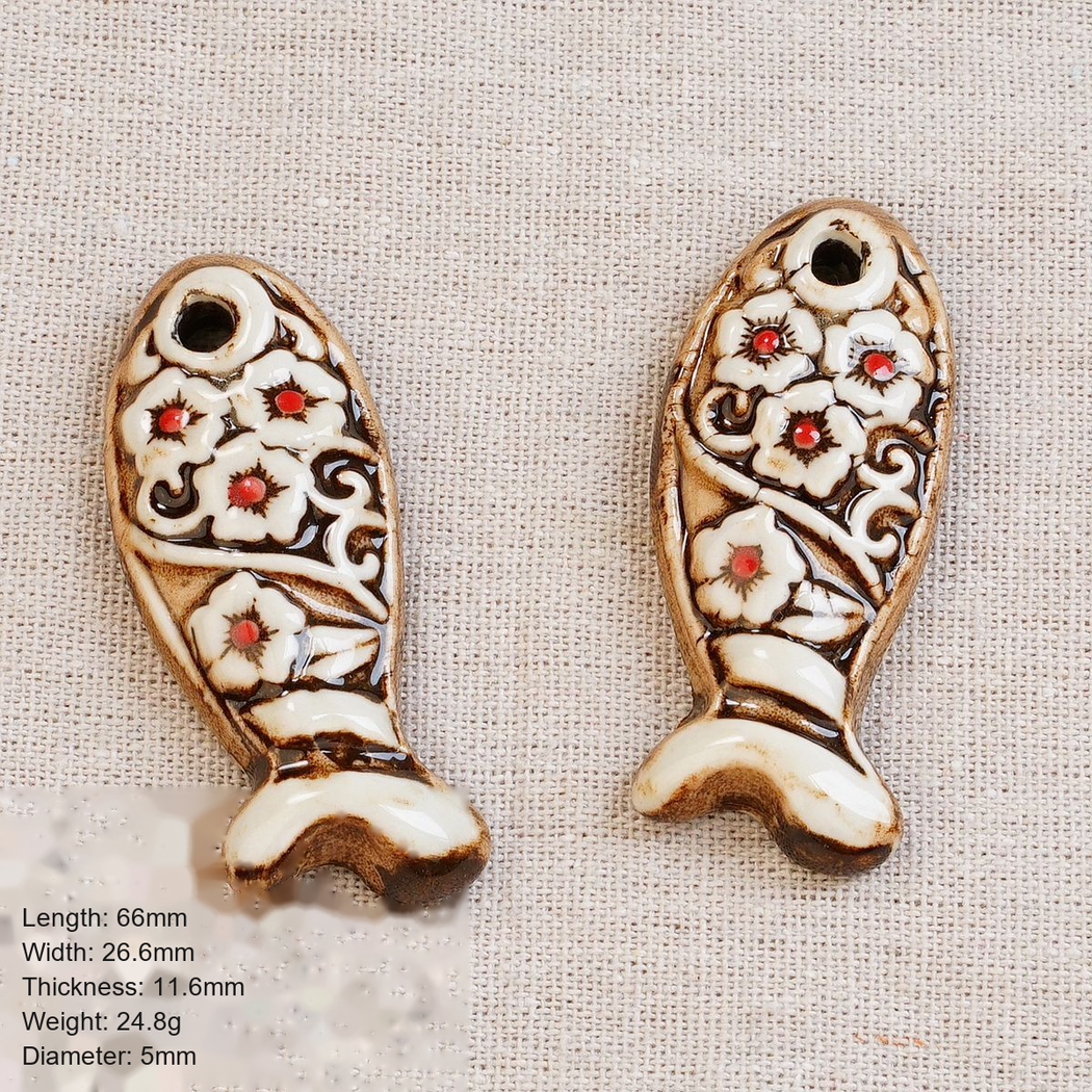 Chivy - Hand-Painted Style Fish Bead