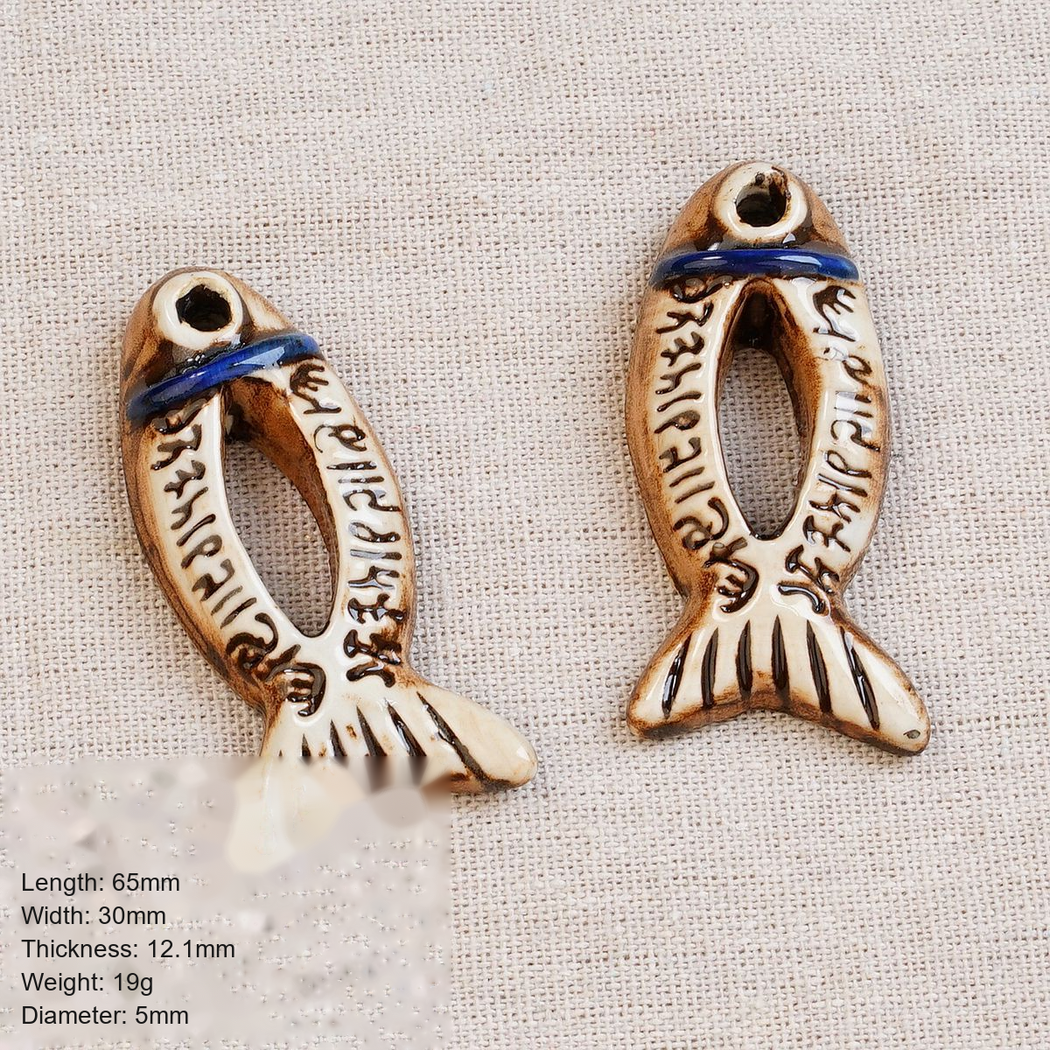 Chivy - Hand-Painted Style Fish Bead