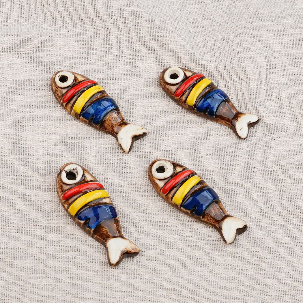 Chivy - Hand-Painted Style Fish Bead