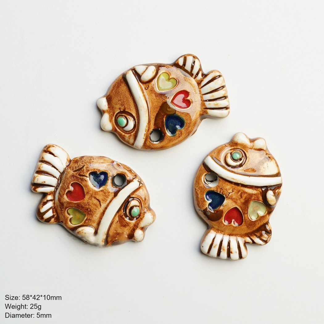 Chivy - Hand-Painted Style Fish Bead