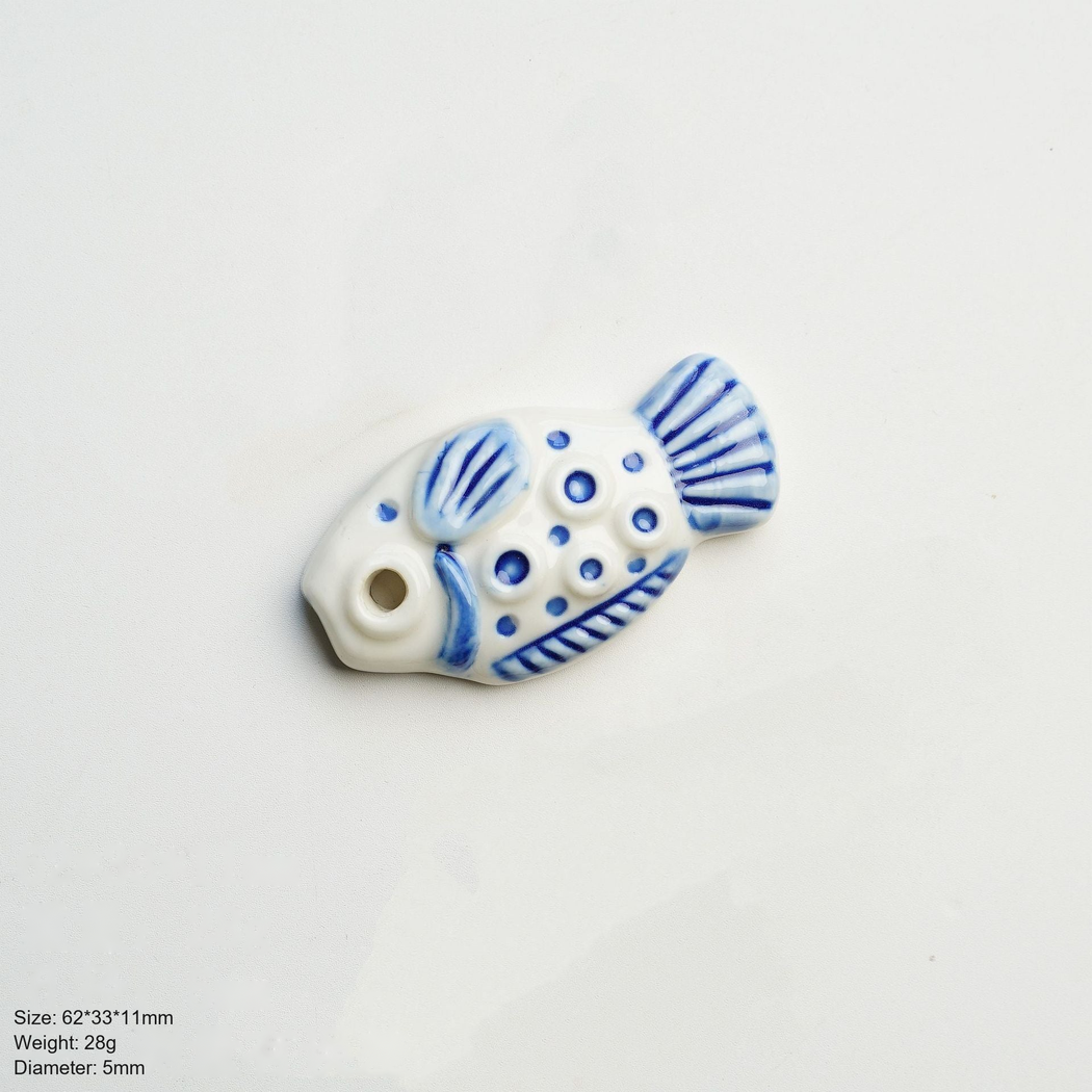 Chivy - Hand-Painted Style Fish Bead