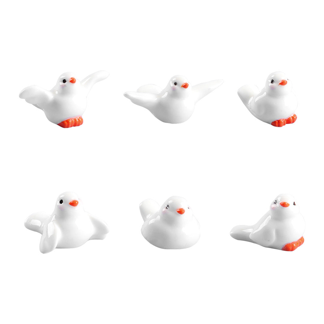 objella white dove five pose figurine complete product display
