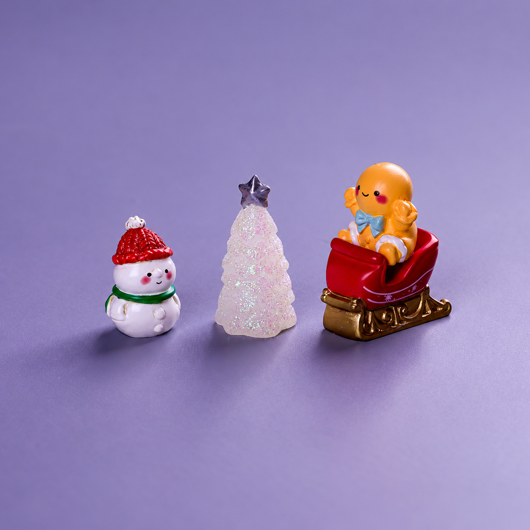 objella christmas character scene miniature complete product display