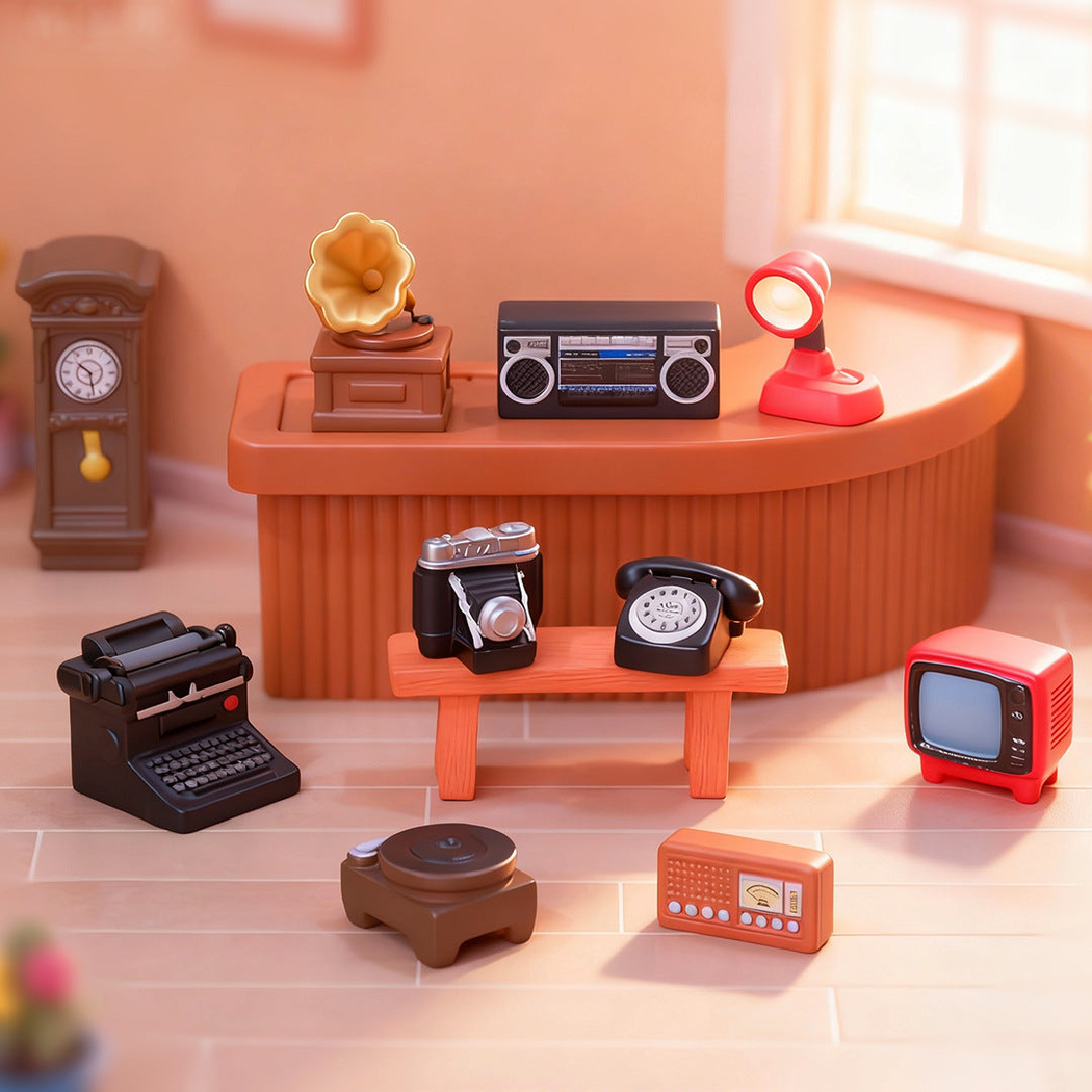 objella retro ten style appliance miniature complete product display