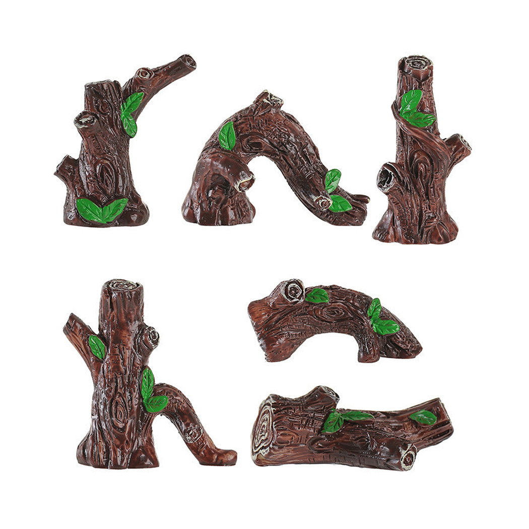 objella realistic six style tree stump miniature complete product display