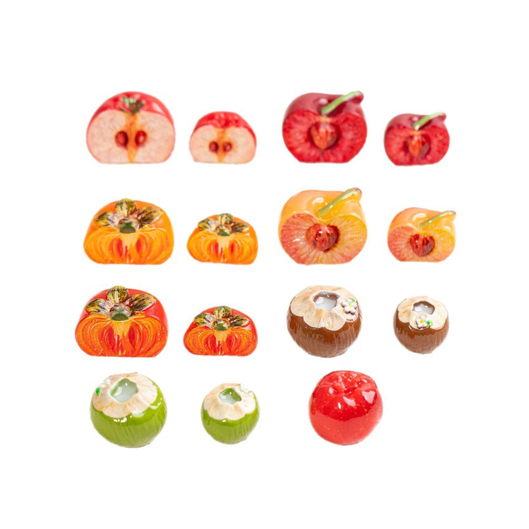 objella colorful fifteen style fruit miniature complete product display