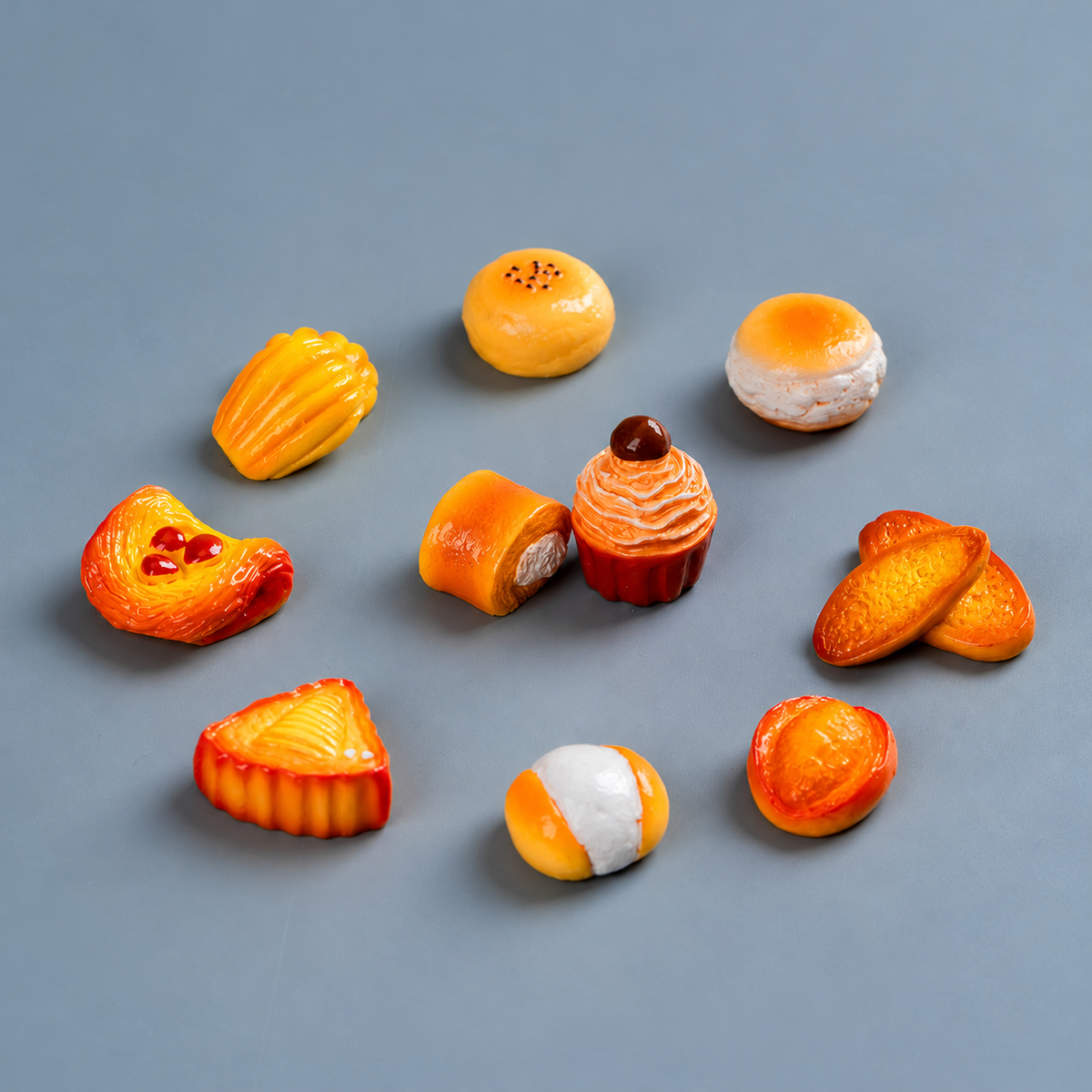 Objella Japanese Six-Style Bread Miniature complete group scene