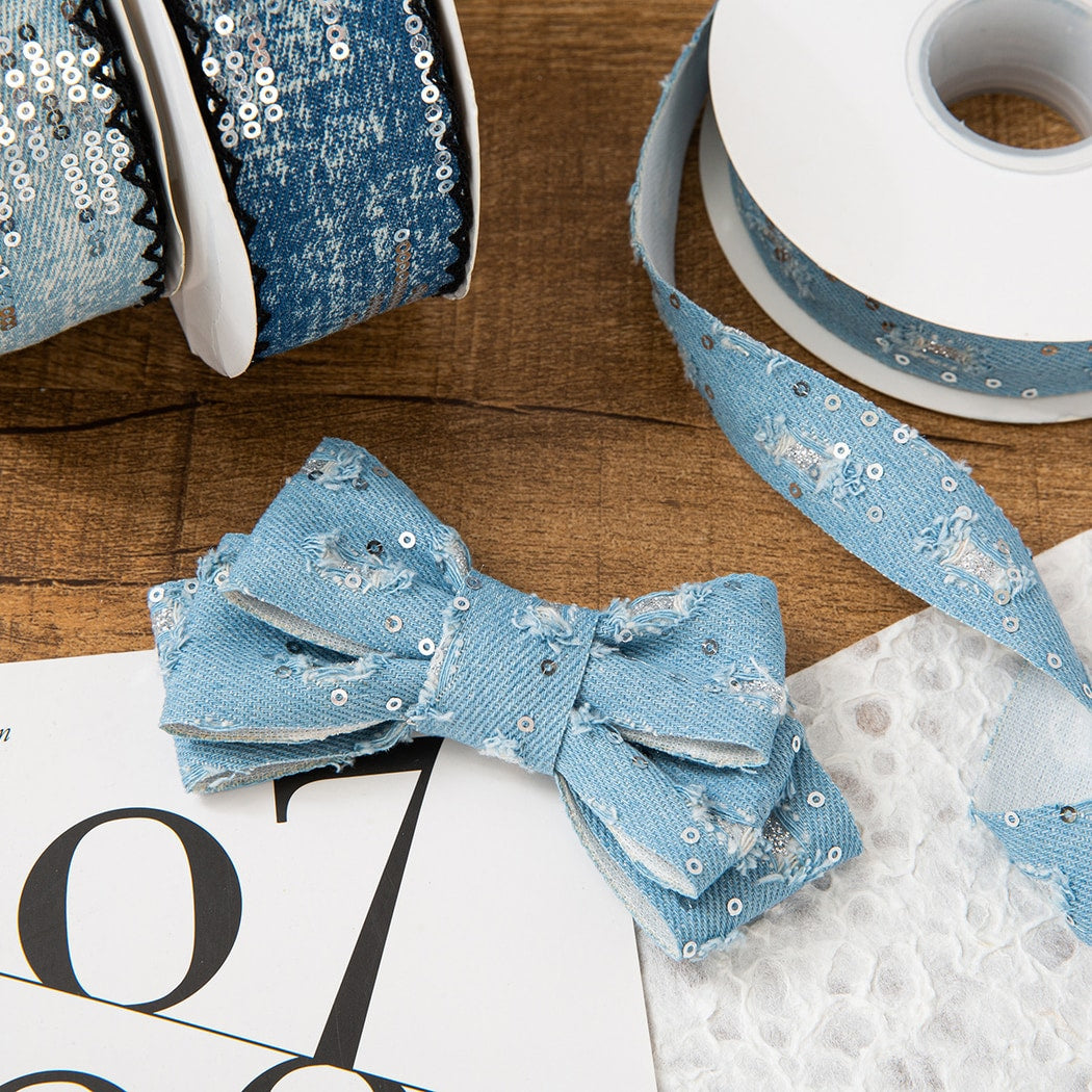 Rivora - DIY Decorative Denim Style Ribbon Trim