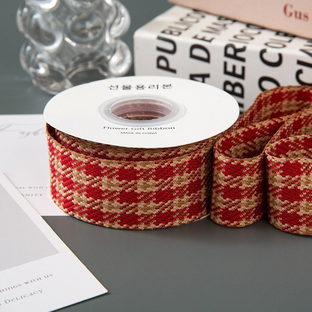 Rivora - DIY Vintage Houndstooth Pattern Ribbon