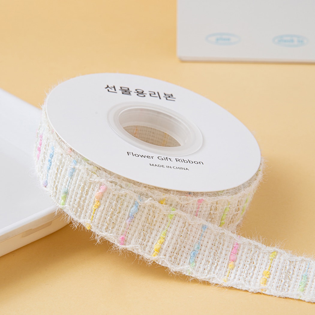 Rivora - DIY Macaron Style Checked Ribbon Trim