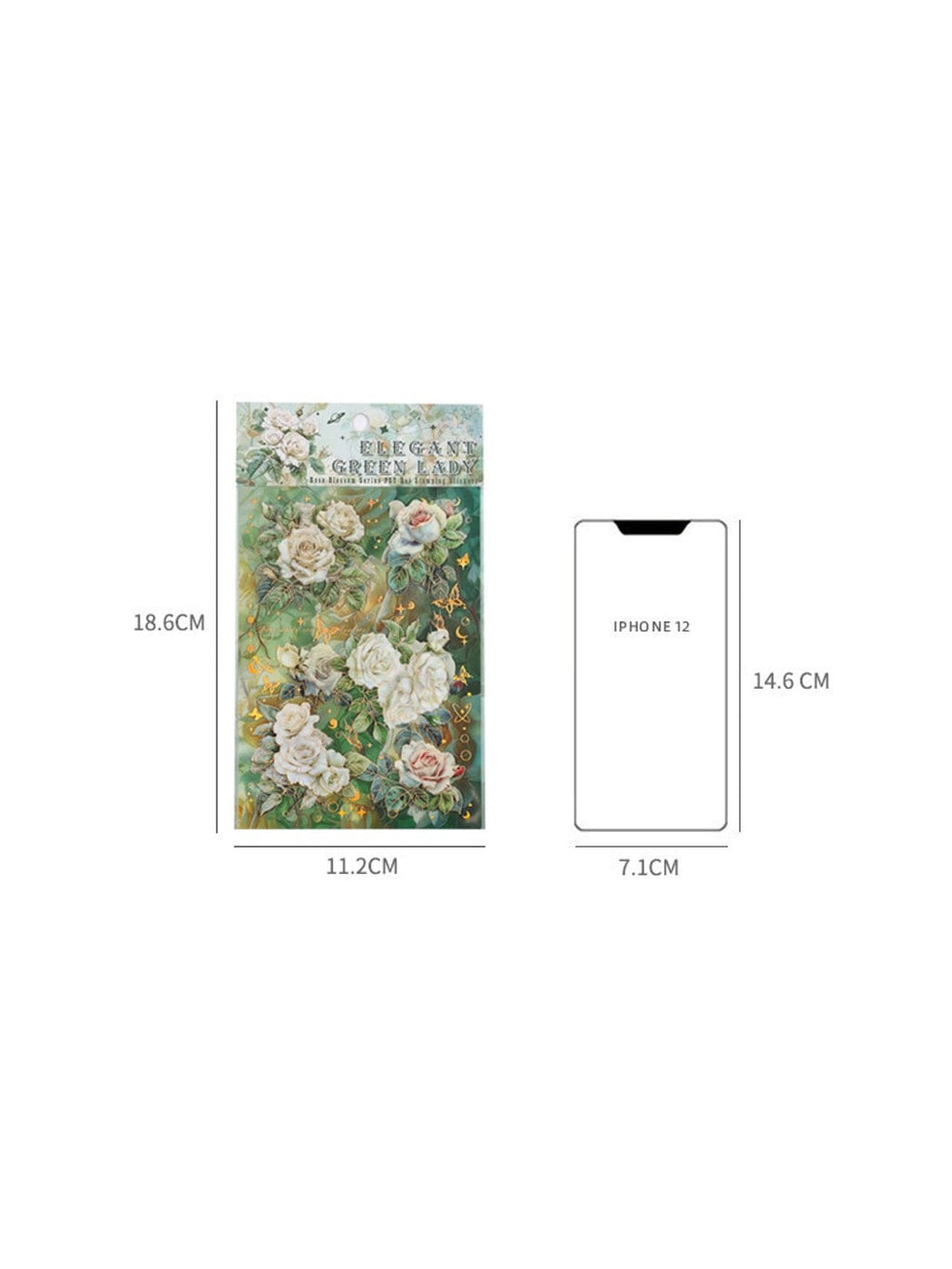 Lunira - Rose and Botanical Journal Decor Stickers Pack Oria & Co