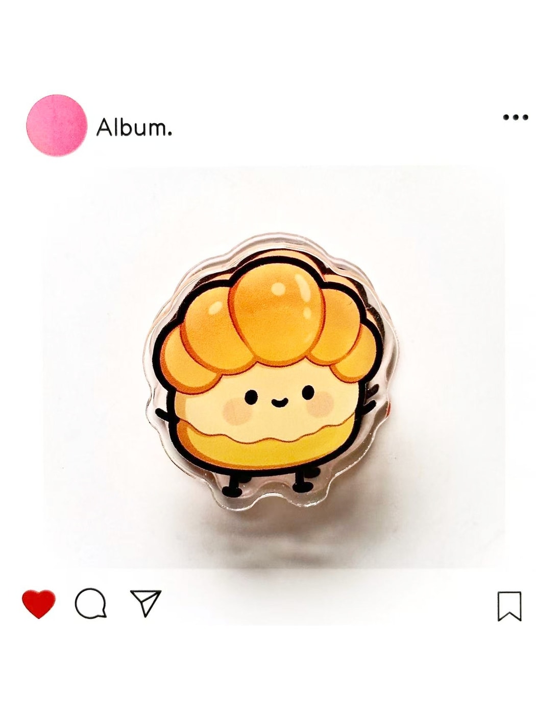 Clemi - Cute Acrylic Dessert Character Planner Clip Oria & Co