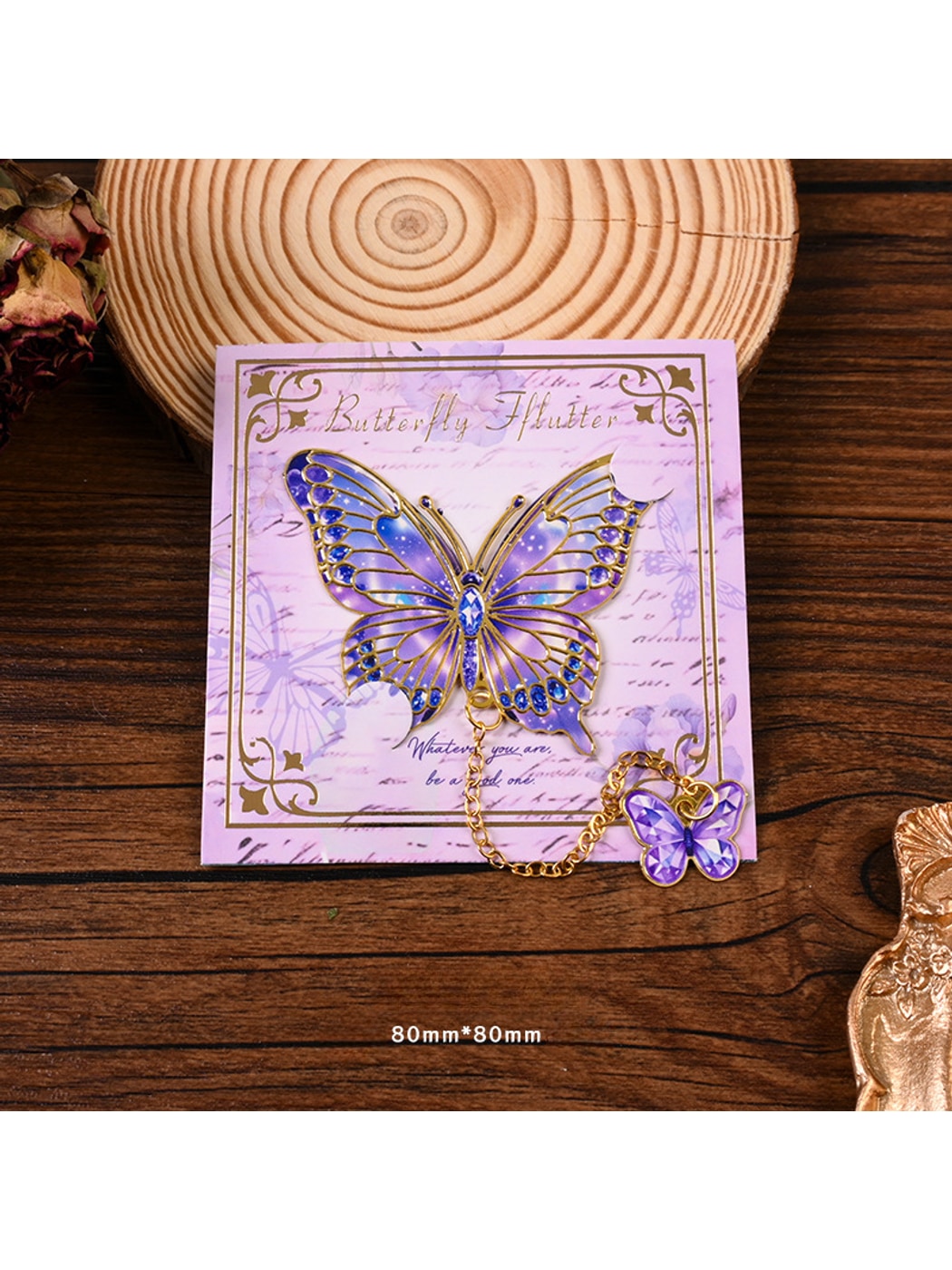 Novellea - Alloy Butterfly Charm Book Page Clip Bookmark Oria & Co