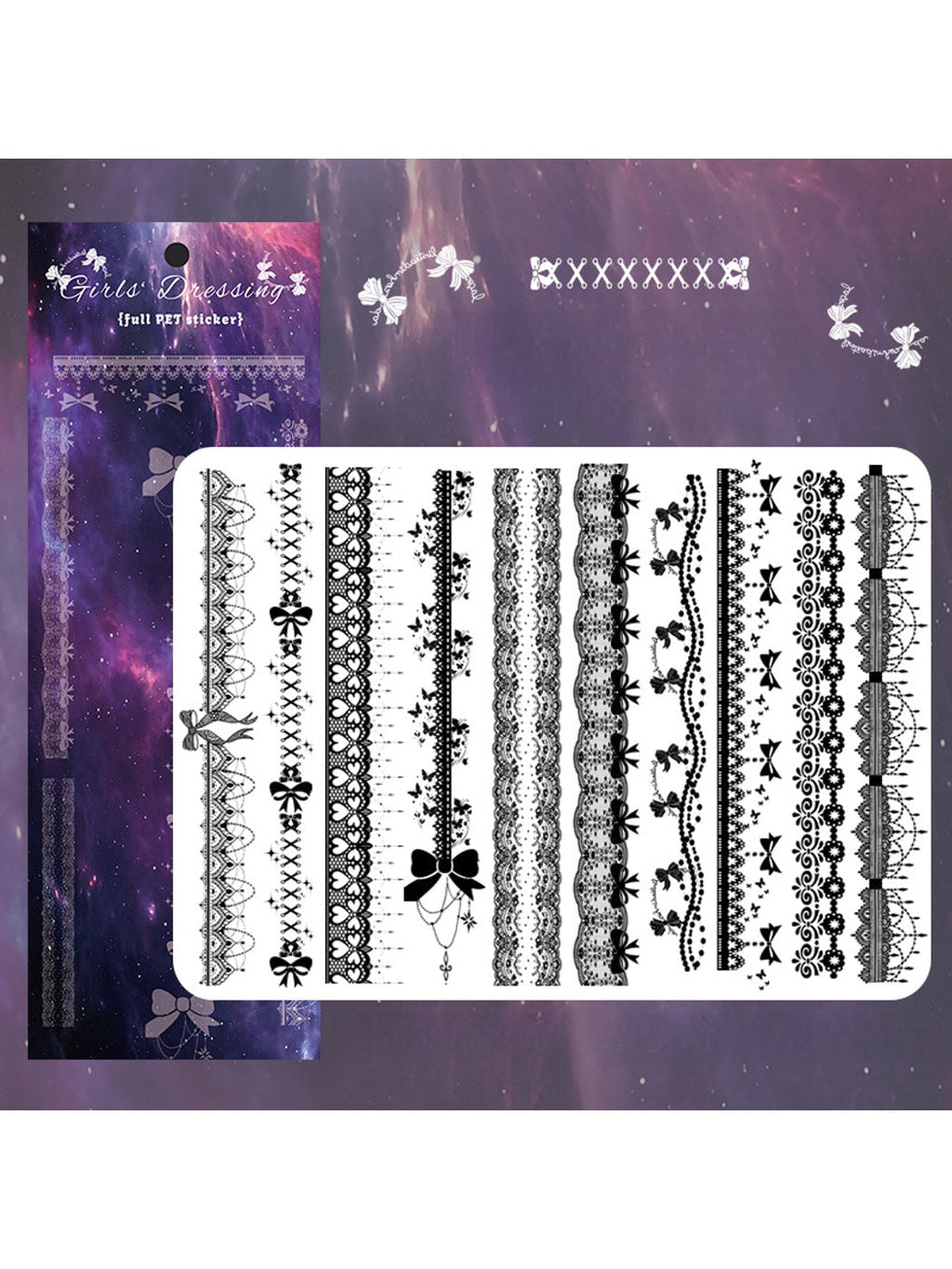 Lunira - Printed PET Border Collage Stickers pack Oria & Co