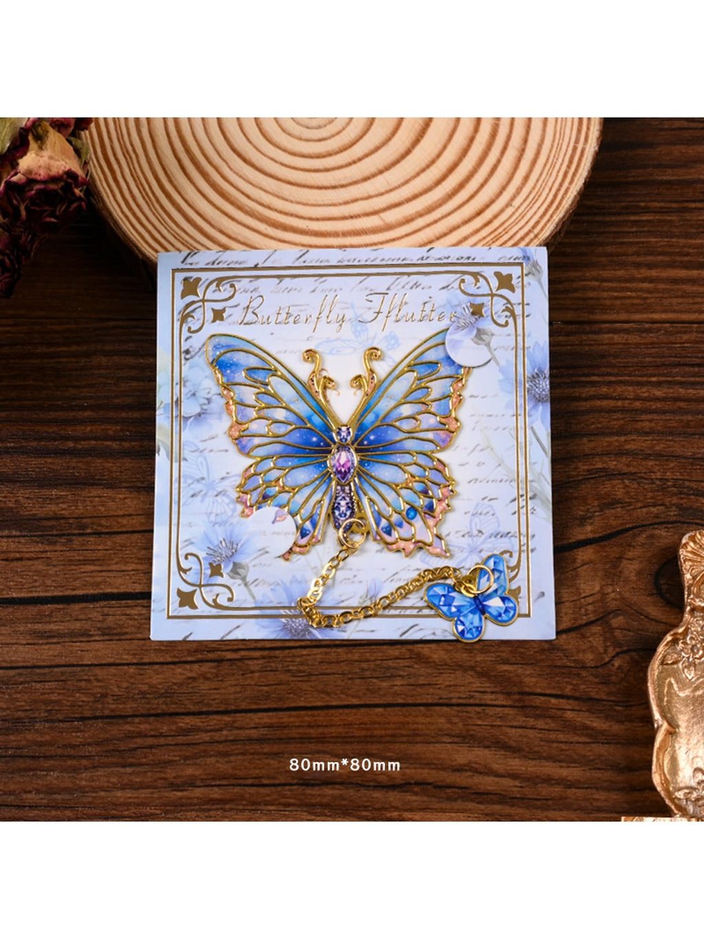 Novellea - Alloy Butterfly Charm Book Page Clip Bookmark Oria & Co