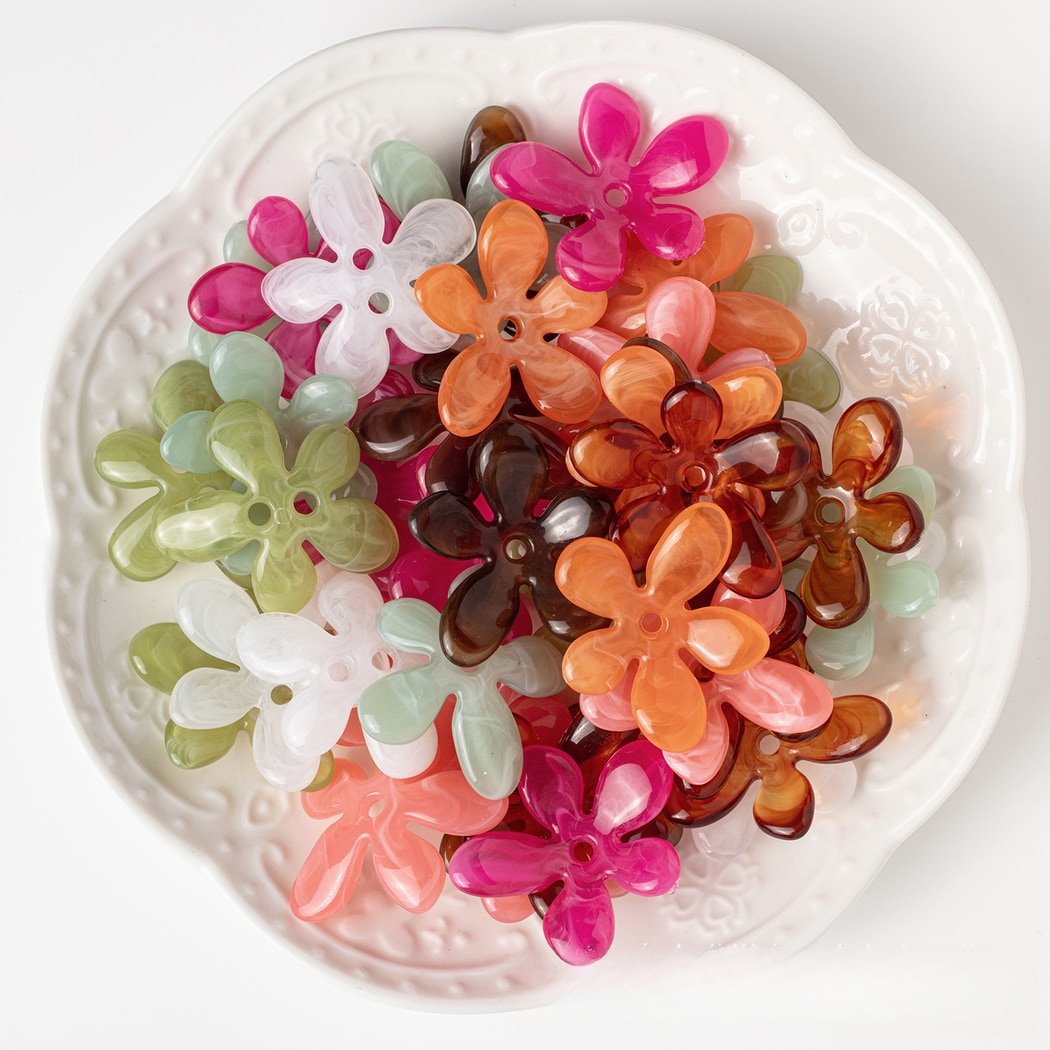 Chivy - DIY Marble Pattern Floral Accessory