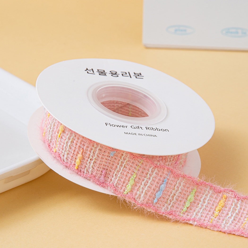Rivora - DIY Macaron Style Checked Ribbon Trim