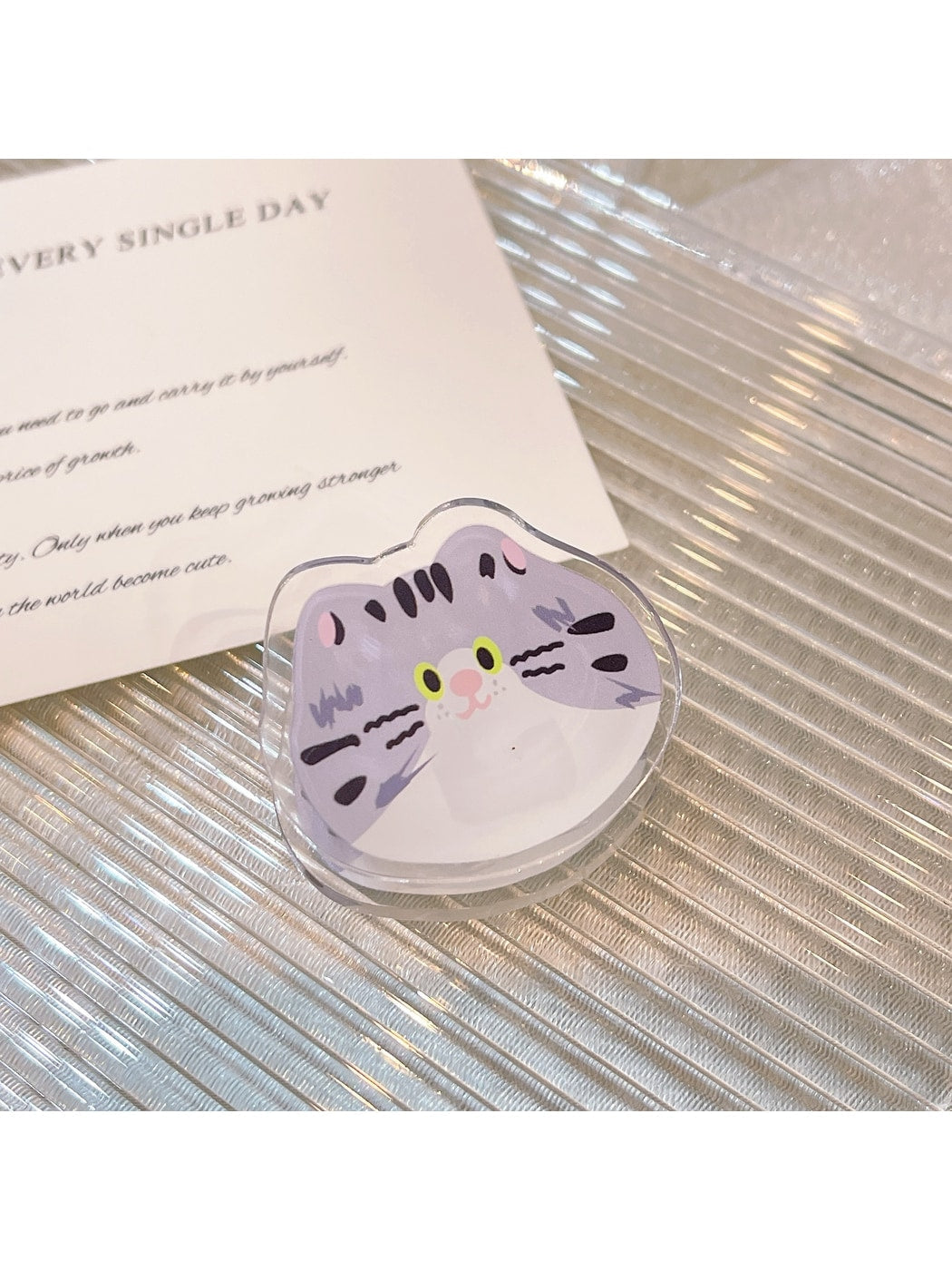 Clemi - Acrylic Animal Face Note and Book Page Planner Clip Oria & Co