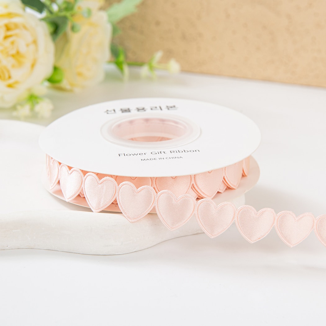 Rivora - DIY Simple Heart Design Trim Ribbon