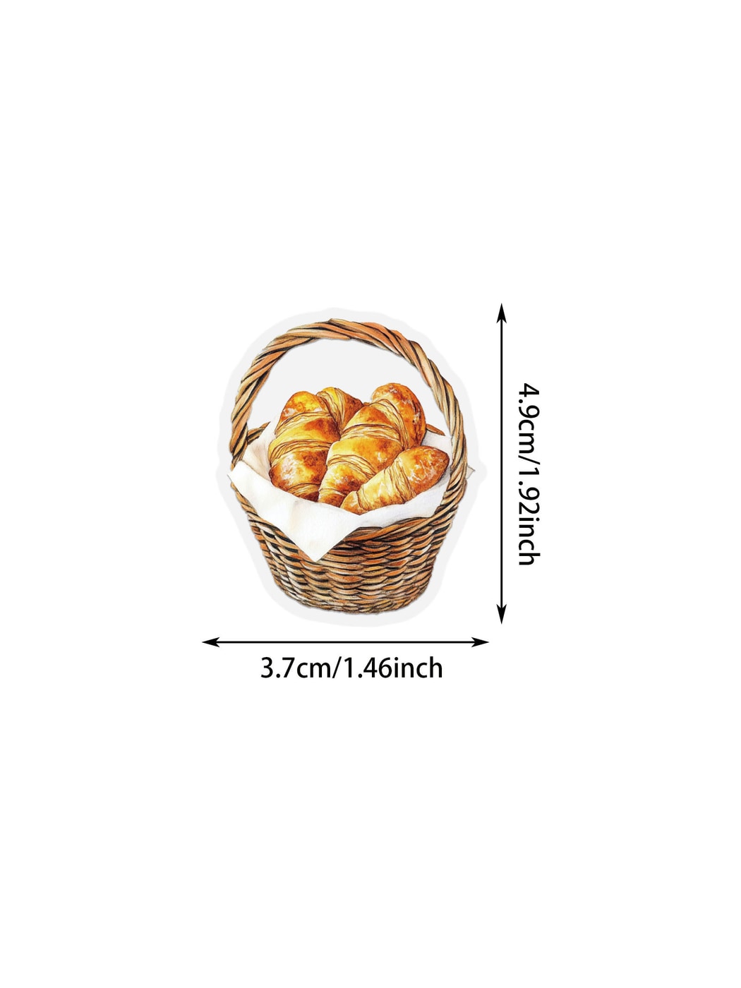 Lunira - 50 Pcs Cartoon Bread Baking Stickers Pack Oria & Co