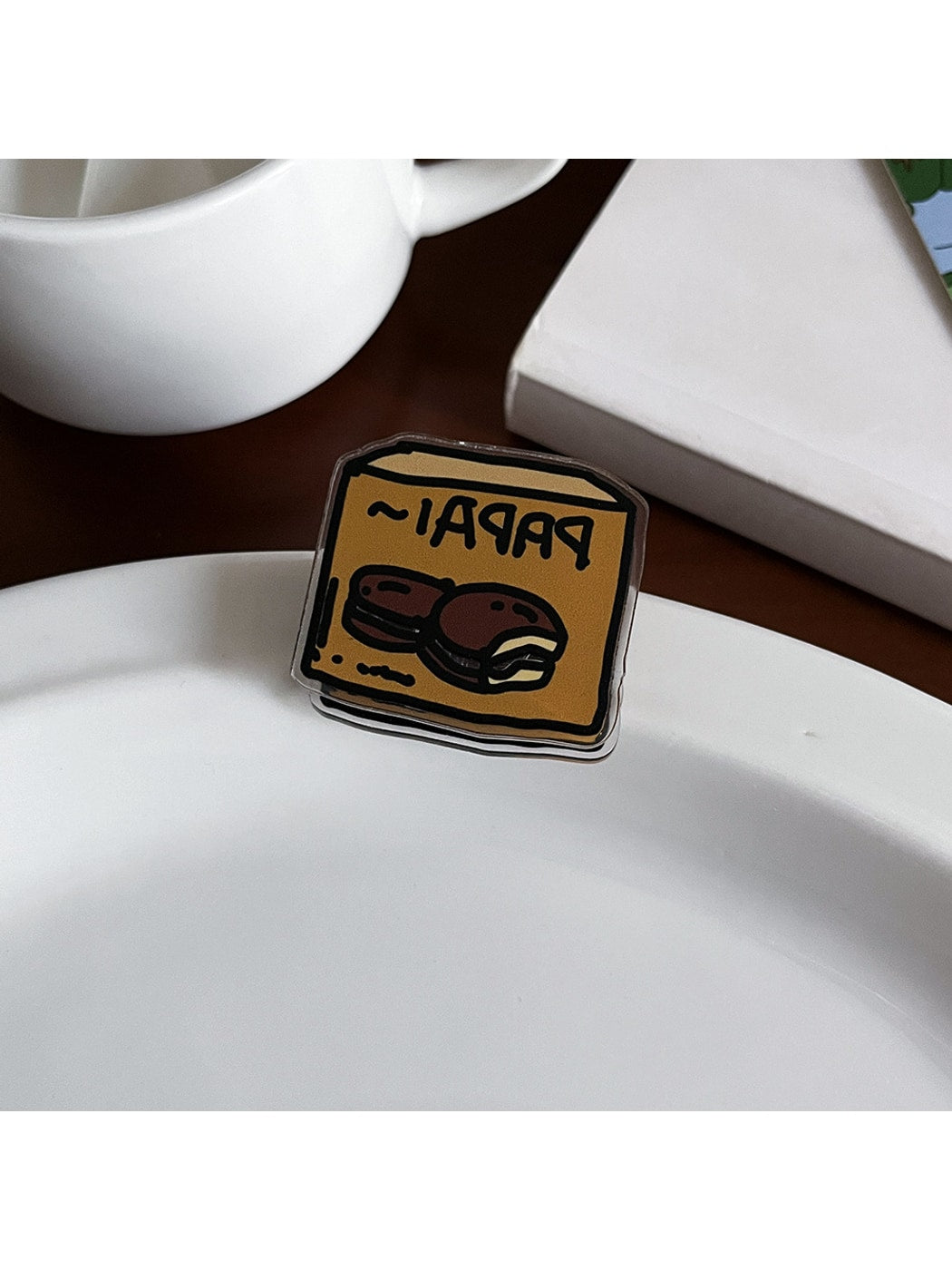 Clemi - Cartoon Food Acrylic Memo Stationery Planner Clip Oria & Co