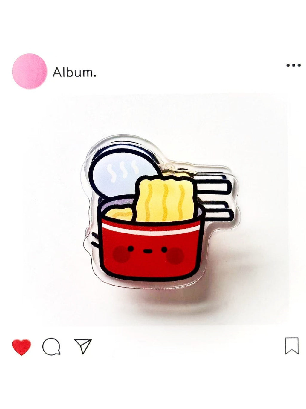 Clemi - Cute Acrylic Food Motif Double-Sided Planner Clip Oria & Co