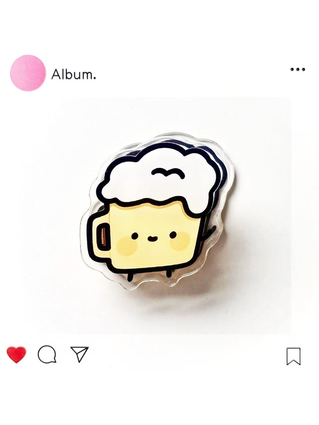 Clemi - Cute Acrylic Food Motif Double-Sided Planner Clip Oria & Co