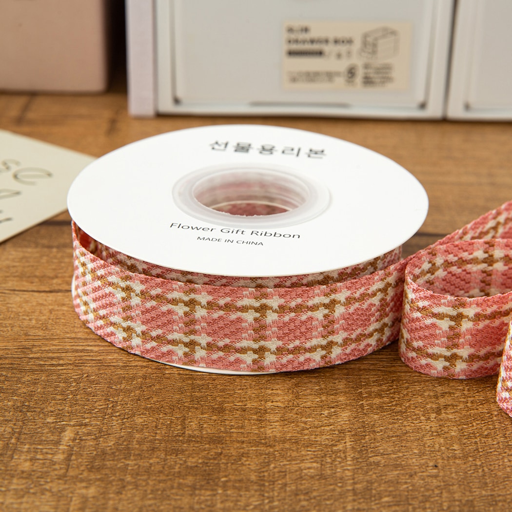 Rivora - DIY Vintage Houndstooth Pattern Ribbon