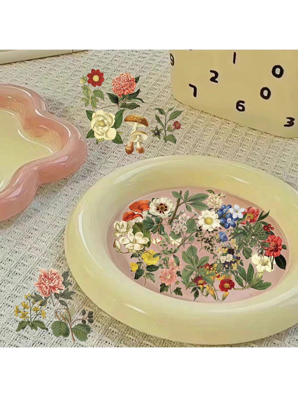 Lunira - Pastoral Botanical Journal Decoration Stickers pack