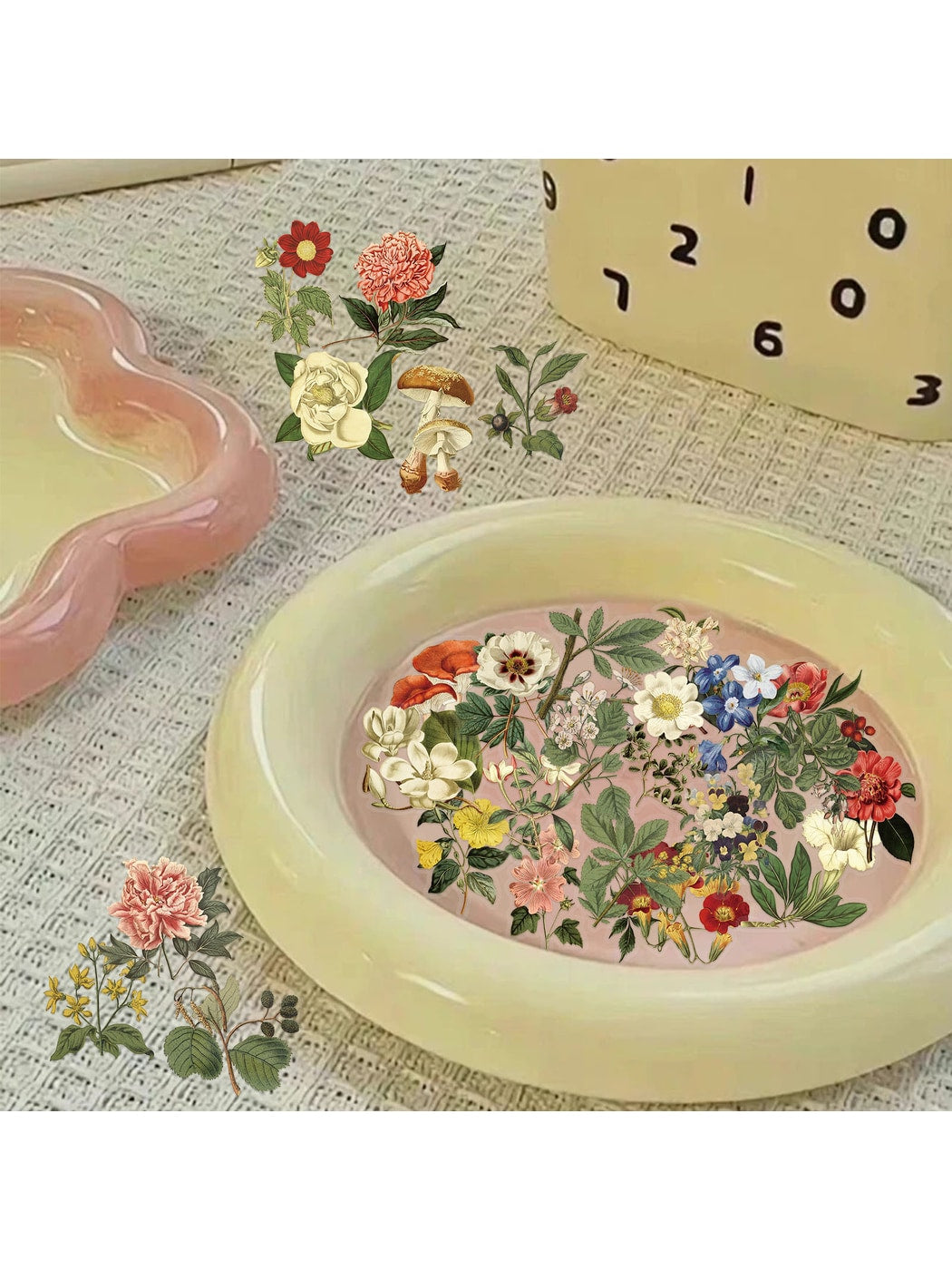 Lunira - Pastoral Botanical Journal Decoration Stickers pack