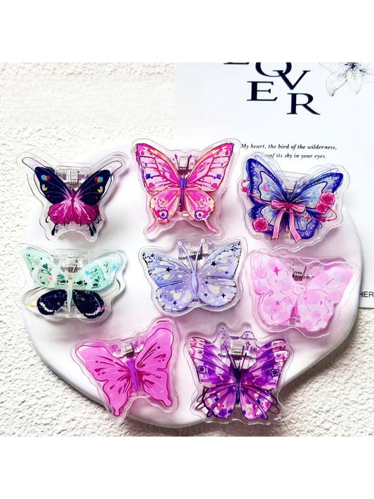 Clemi - Acrylic Butterfly Pattern Standing Planner Clip Oria & Co