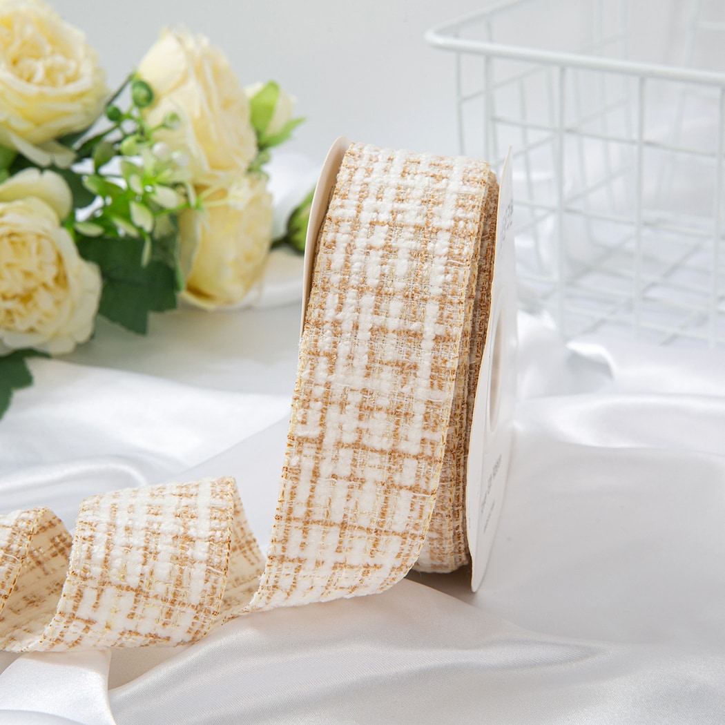 Rivora - DIY Straight Edge Polyester Woven Ribbon Trim