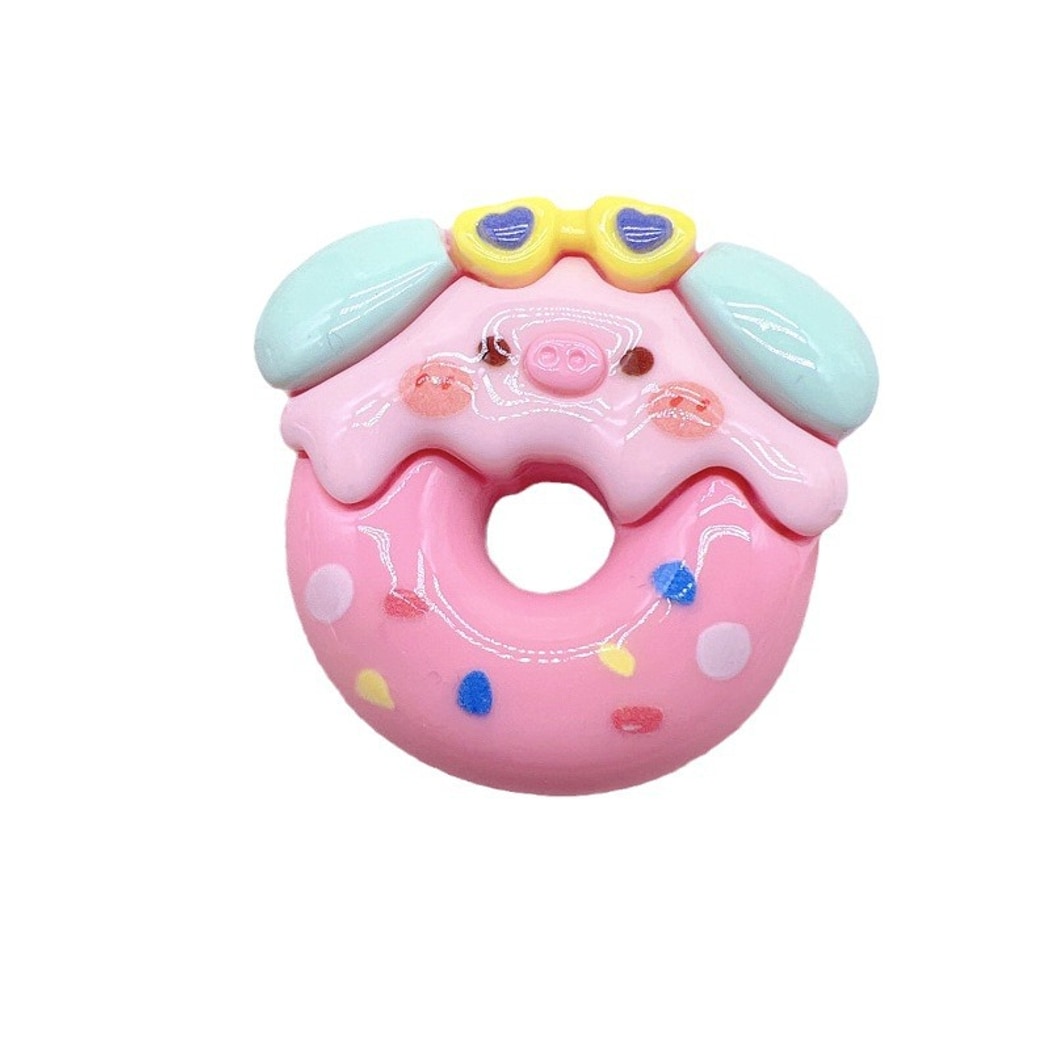 Chivy - Plastic DIY Cartoon Pig Dessert Theme Accessory