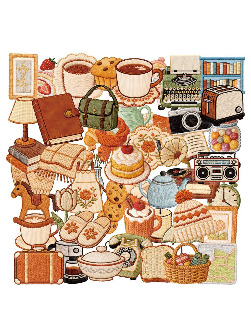 Lunira - Cozy Warm Tone Sticker Pack Oria & Co