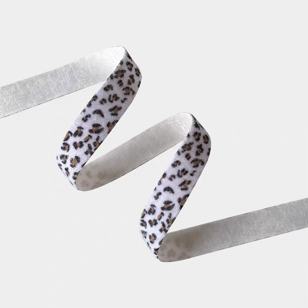 Rivora - DIY Leopard Print Plush Decorative Trim Ribbon