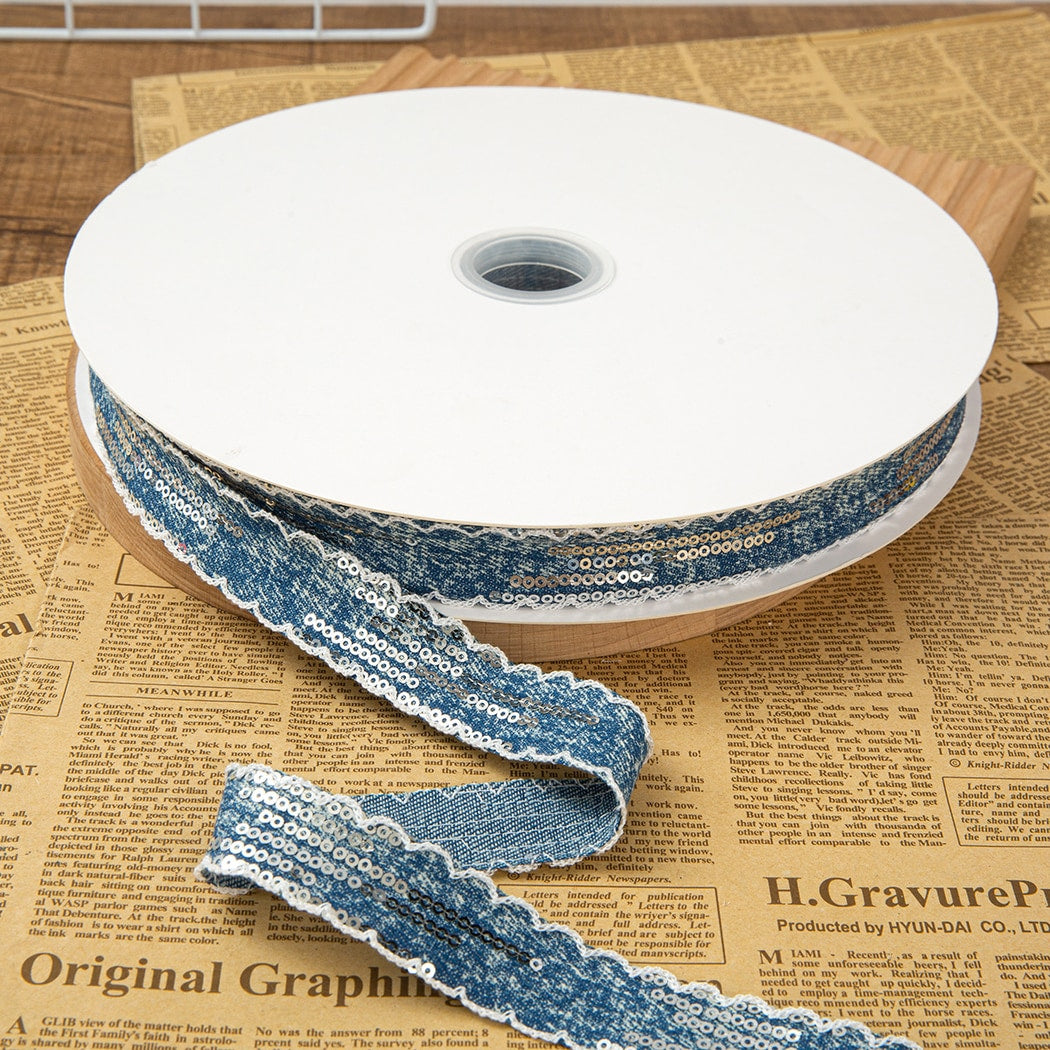 Rivora - DIY Decorative Denim Style Ribbon Trim