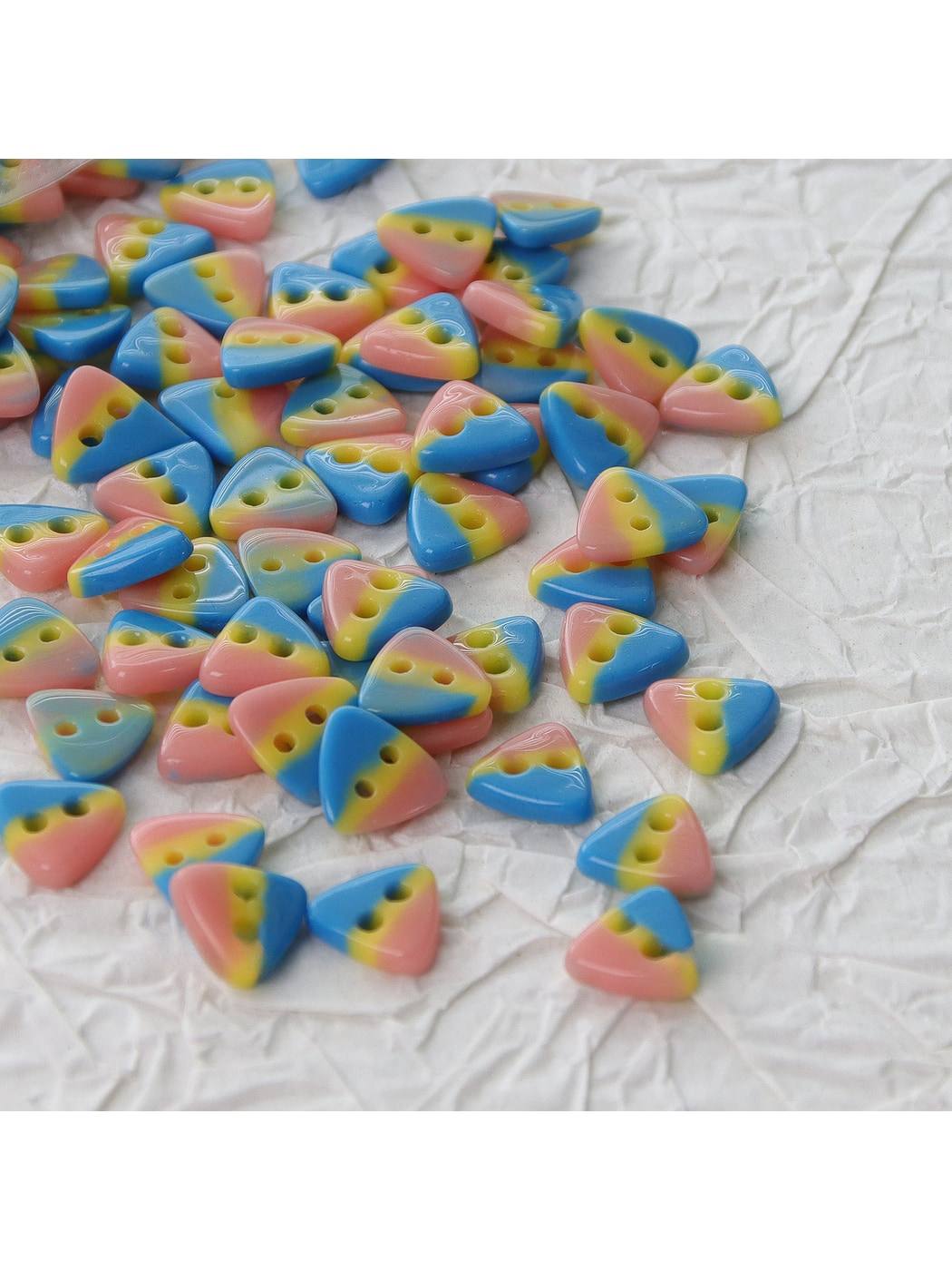Bunli - 10 Pack Gradient Ceramic Two Hole Sewing Button Oria & Co