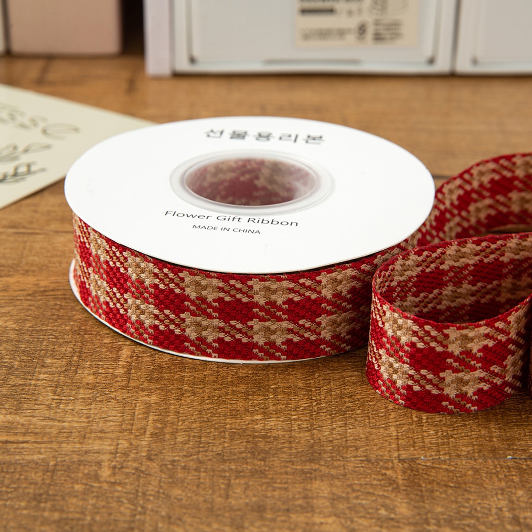 Rivora - DIY Vintage Houndstooth Pattern Ribbon