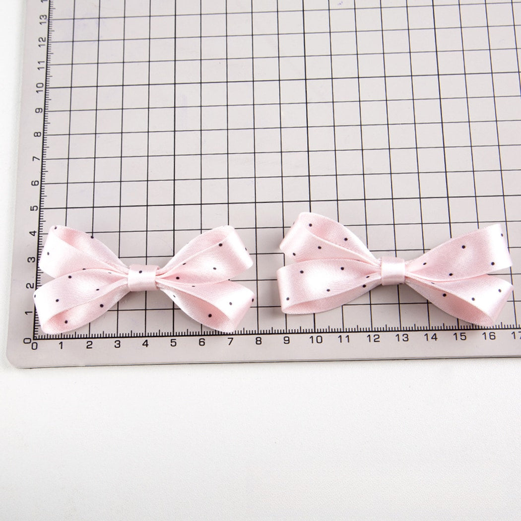 Chivy - Polka Dot Satin Bow DIY Accessory