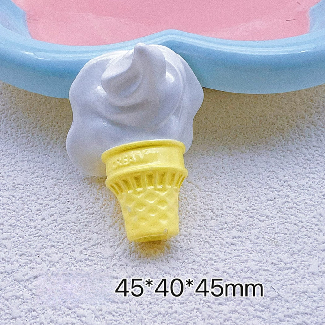 Chivy - DIY Cartoon Ice Cream Cone Plastic Accessory