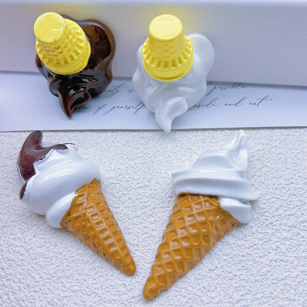Chivy - DIY Cartoon Ice Cream Cone Plastic Accessory