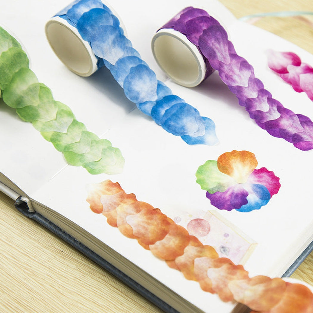 Lunira - Petal Die-Cut 80-Piece Sticker Roll