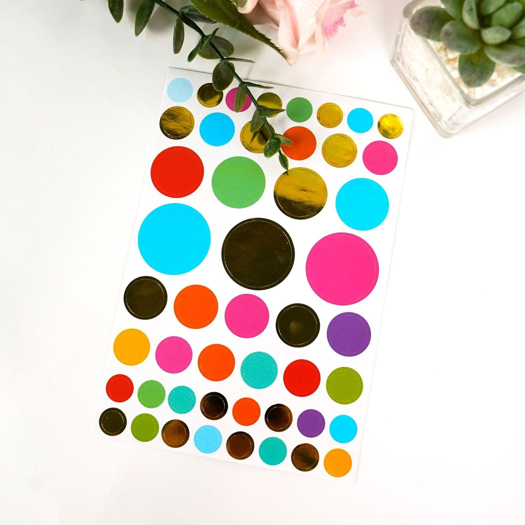 Lunira - Heart Colorful Decorative Sticker