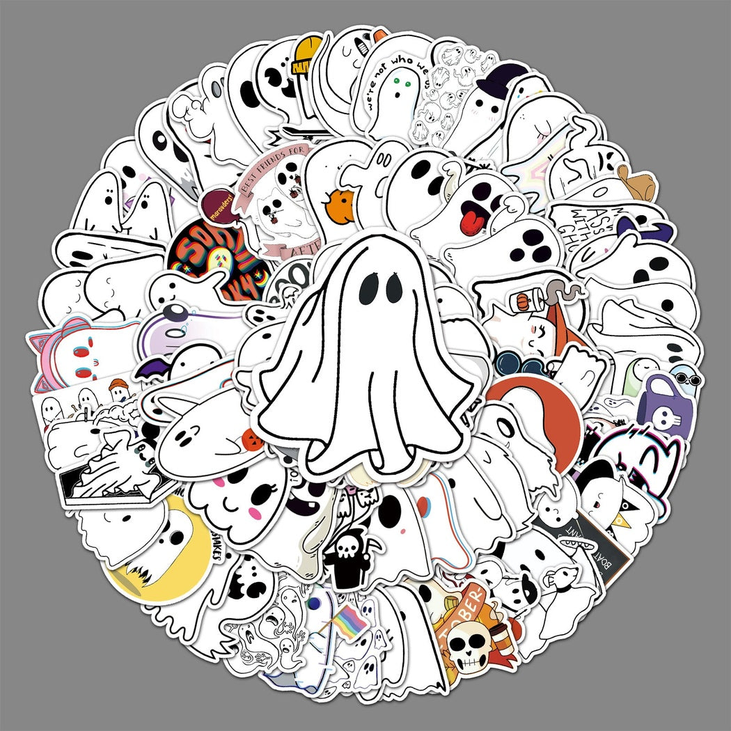 Lunira - Halloween Ghost 100-Piece Sticker Pack