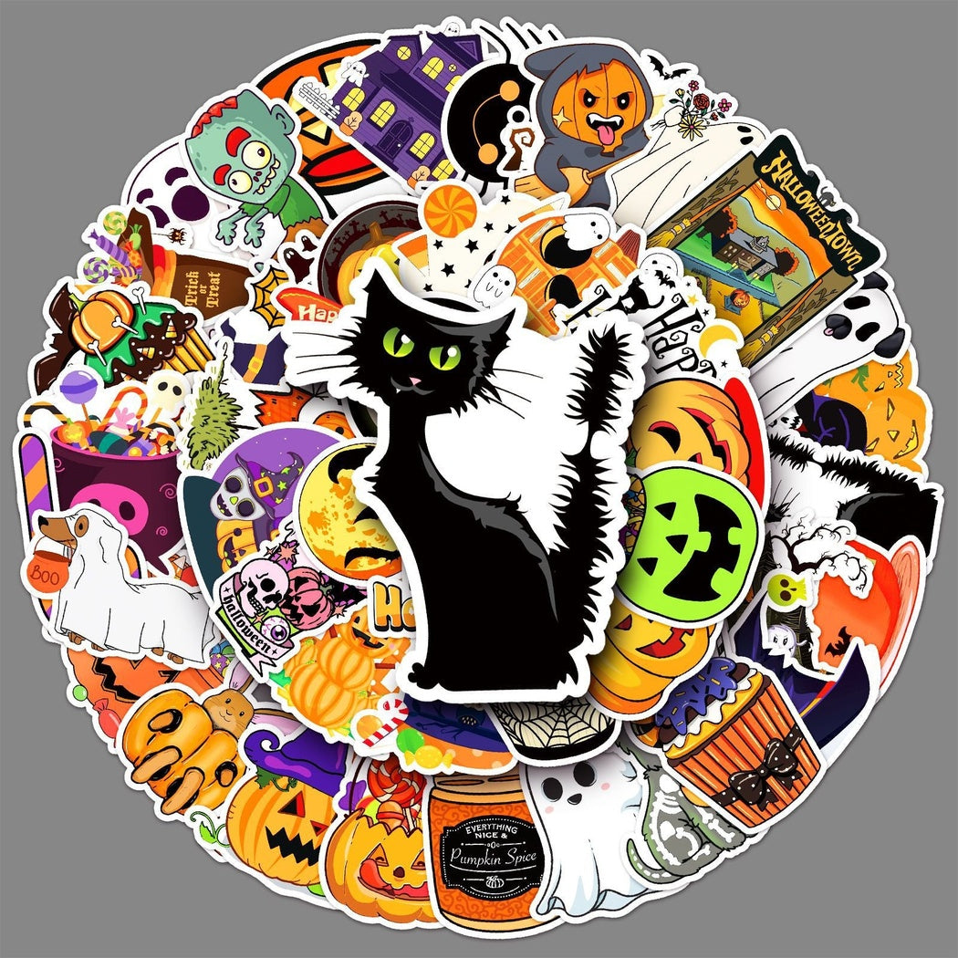 Lunira - Halloween Doodle 50-Piece Sticker Pack