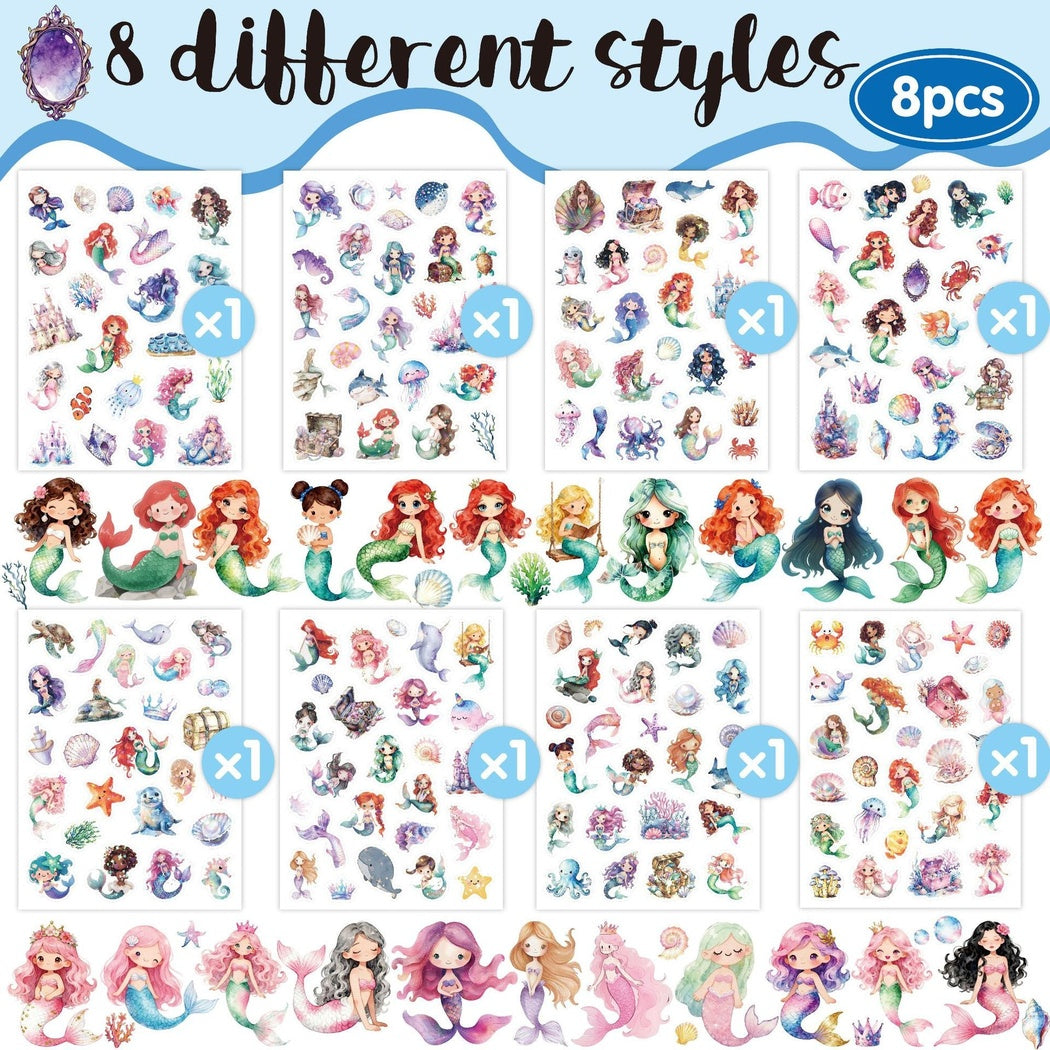 Lunira - Mermaid Ocean 198-Piece Sticker Pack
