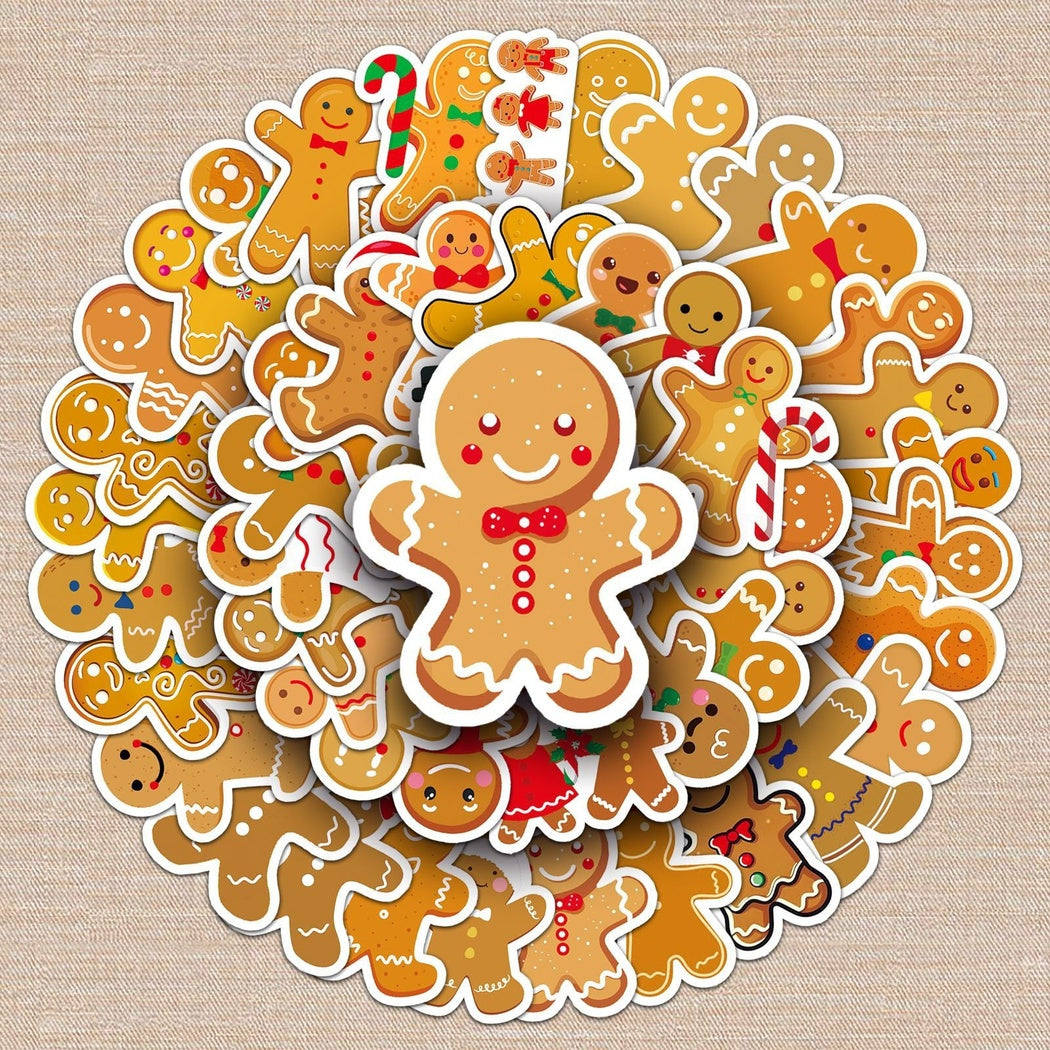 Lunira - Christmas Gingerbread 50-Piece Sticker Pack